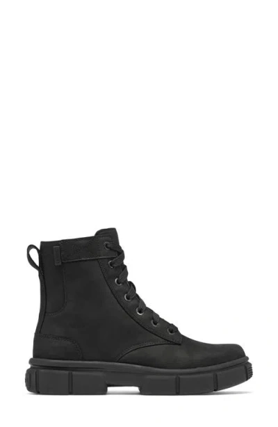 Sorel Explorer Lace-up Boot In Black/ Black