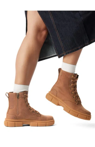Sorel Explorer Lace-up Boot In Velvet Tan/ Gum