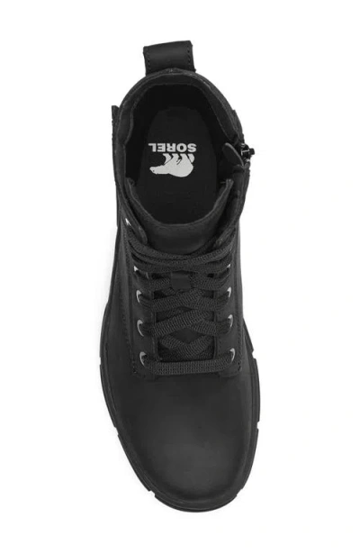 Sorel Explorer Lace-up Boot In Black/ Black