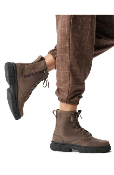 Sorel Explorer Lace-up Boot In Tobacco/ Black