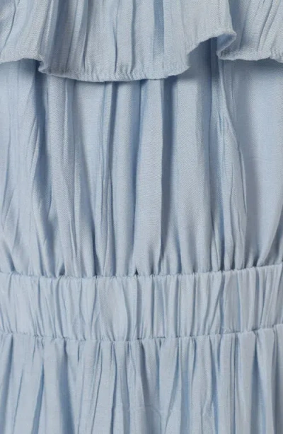 Petal And Pup Petal & Pup Jane Ruffle Cutout Minidress In Blue