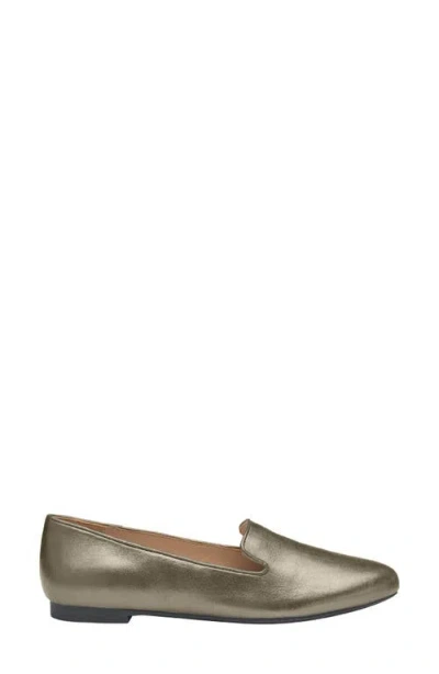 Johnston & Murphy Delanie Loafer In Bronze Metallic Sheepskin