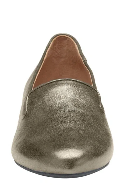 Johnston & Murphy Delanie Loafer In Bronze Metallic Sheepskin