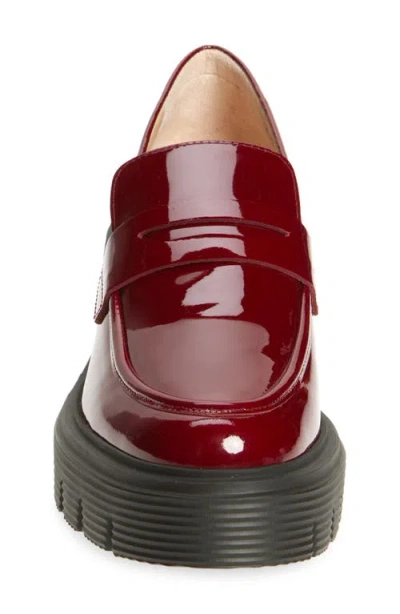 Shop Stuart Weitzman Soho Loafer In Rosewood Patent