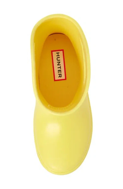 Shop Hunter Kids' Georgey Waterproof Rain Boot In Yellow