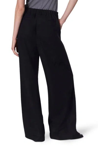 Shop Rag & Bone Melanie Wide Leg Wool Pants In Black