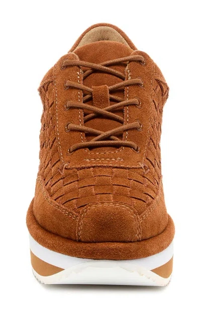 Kelsi Dagger Brooklyn Hollis Platform Sneaker In Caramel