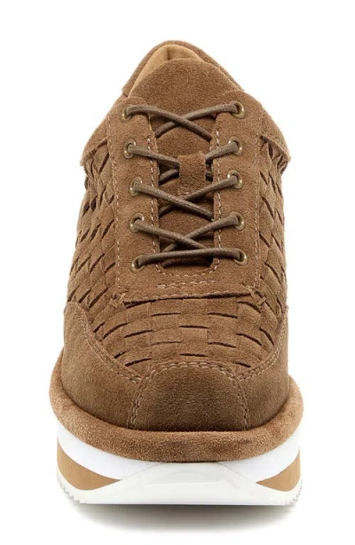 Kelsi Dagger Brooklyn Hollis Platform Sneaker In Armadillo