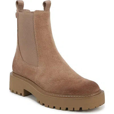 Shop Sam Edelman Laguna Platform Chelsea Boot In Almond Taupe