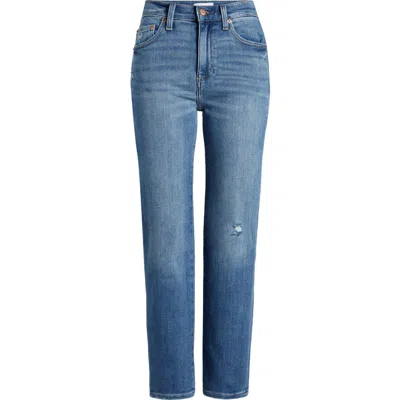 Pistola Monroe High Waist Crop Cigarette Jeans In Skyline