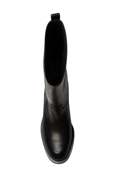 Black Suede Studio Pace Tall Boot In Black