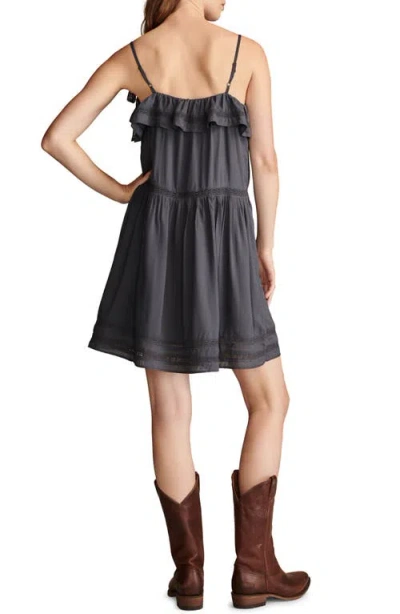 Lucky Brand Lace Trim Dress In India Ink