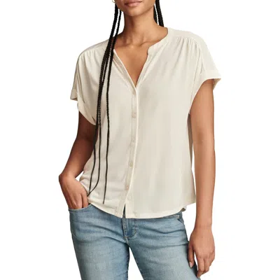 LUCKY BRAND LUCKY BRAND SANDWASH BUTTON-UP SHIRT 