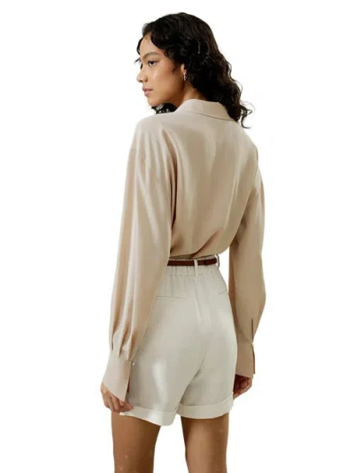 Lilysilk Women Sos Shirt In Ivory Cream