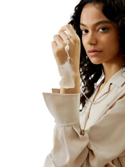 Lilysilk Women Sos Shirt In Ivory Cream