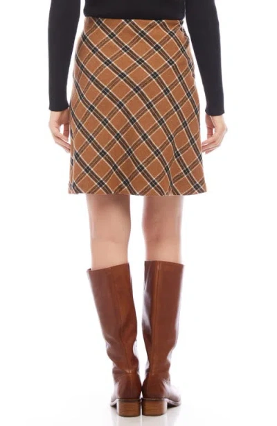 Shop Karen Kane Plaid Bias Cut Skirt