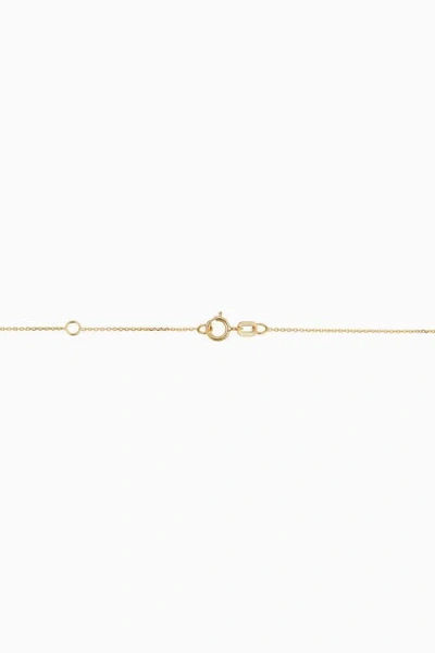 Oradina Women's 14k Yellow Solid Gold Vicenza Drop Necklace In Yellow Gold