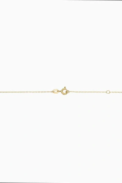 Oradina 14k Yellow Gold Love Cubed Necklace In Yellow Gold
