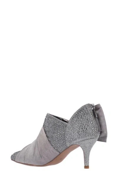 J. Reneé Elettra Pointed Toe Bootie In Pewter
