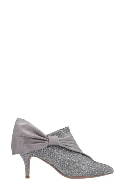 J. Reneé Elettra Pointed Toe Bootie In Pewter