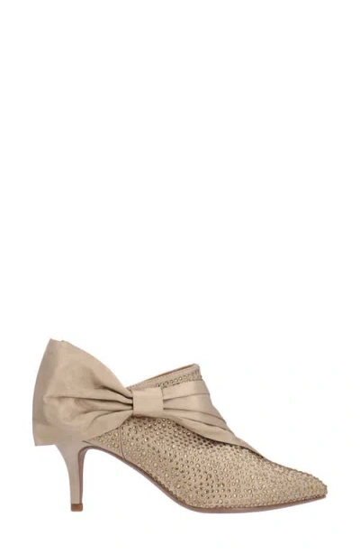 J. Reneé Elettra Pointed Toe Bootie In Beige