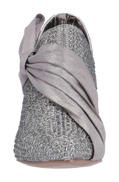 J. Reneé Elettra Pointed Toe Bootie In Pewter