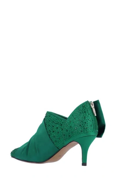 J. Reneé Elettra Pointed Toe Bootie In Emerald