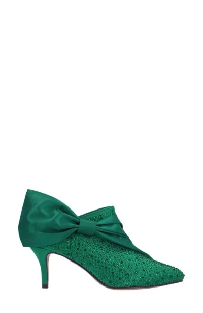 J. Reneé Elettra Pointed Toe Bootie In Emerald