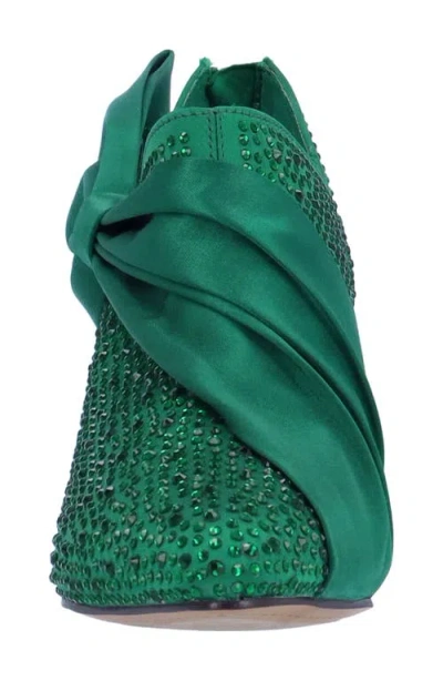 J. Reneé Elettra Pointed Toe Bootie In Emerald