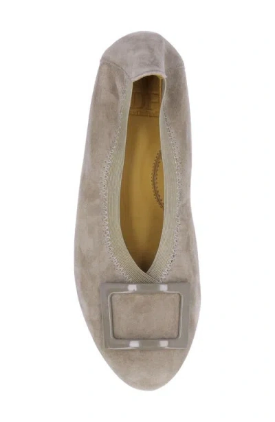 L'amour Des Pieds Floella Buckle Pump In Dark Taupe