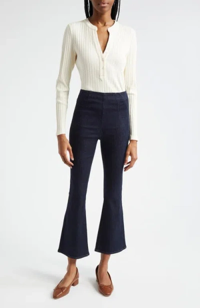 Veronica Beard Carson Off-duty Kick-flare Jean In Oxford In Oxford