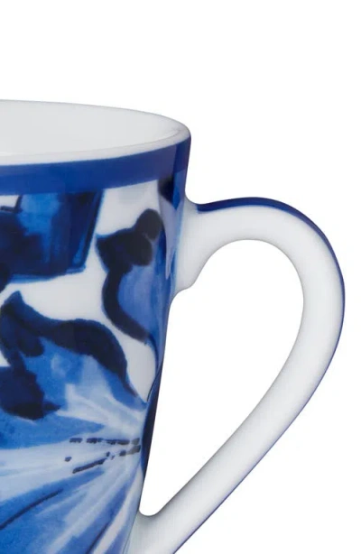 Dolce & Gabbana Porcelain Mug In Light Blue