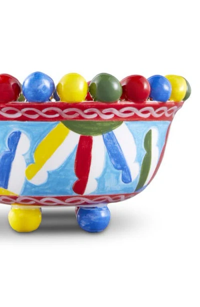 Dolce & Gabbana Dolce&gabbana Carretto Small Bowl In Medium Red