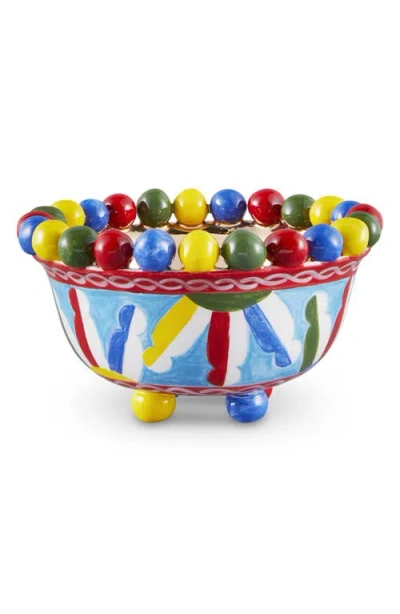 Dolce & Gabbana Dolce&gabbana Carretto Small Bowl In Medium Red