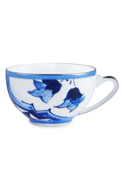 Dolce & Gabbana Porcelain Tea Set In Light Blue