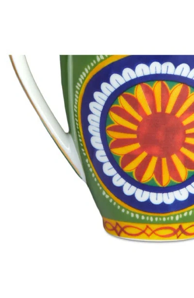 Dolce & Gabbana Carretto Siciliano Porcelain Creamer In Light Blue