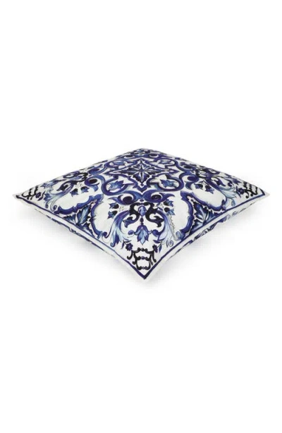 Dolce & Gabbana Dolce&gabbana Blu Meditteraneo Accent Pillow In Medium Blu