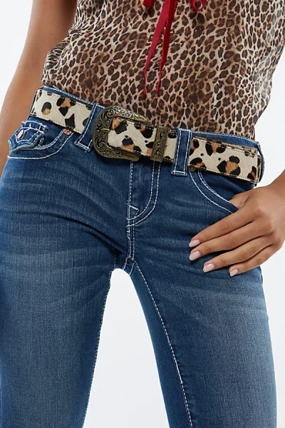 Urban Outfitters Jessie Cheetah Western Belt In Cheetah Print, Women's At  In Cheetah Print