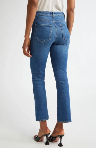 L'agence Kendra Cropped Distressed High-rise Flared Jeans In Stockton