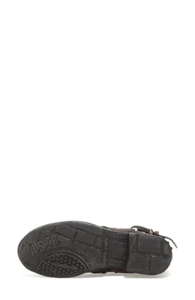 As98 A.s.98 Steve Studded Bootie In Chocolate