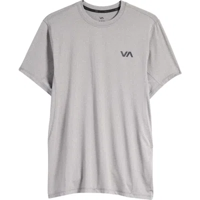 Shop Rvca Sport Vent Logo Graphic T-shirt In Heather Grey