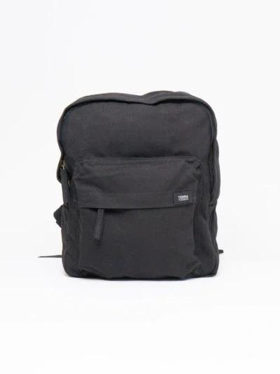 Terra Thread Organic Cotton Mini Backpack In Ivory Black