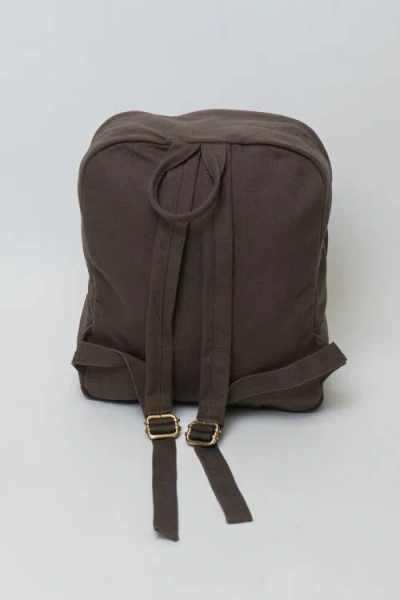 Terra Thread Organic Cotton Mini Backpack In Chestnut Brown