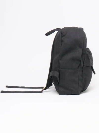 Terra Thread Organic Cotton Mini Backpack In Ivory Black