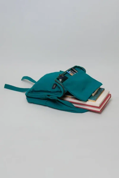 Terra Thread Organic Cotton Mini Backpack In Deep Sea Teal