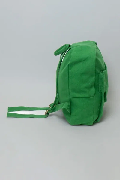 Terra Thread Organic Cotton Mini Backpack In Moss Green