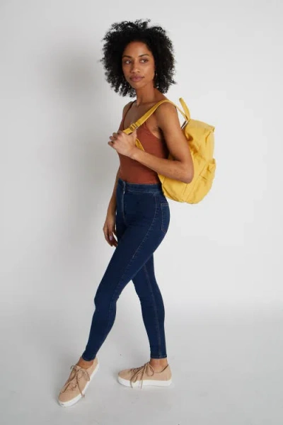 Shop Terra Thread Organic Cotton Mini Backpack In Mustard Yellow