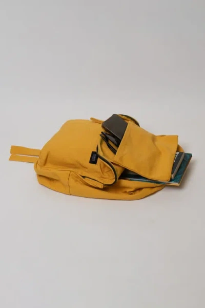 Terra Thread Organic Cotton Mini Backpack In Mustard Yellow