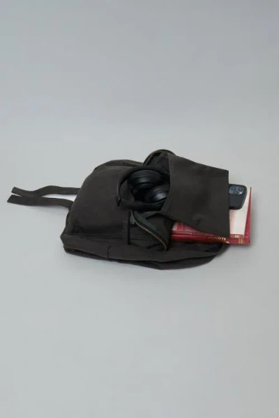 Terra Thread Organic Cotton Mini Backpack In Charcoal Grey