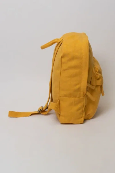 Terra Thread Organic Cotton Mini Backpack In Mustard Yellow